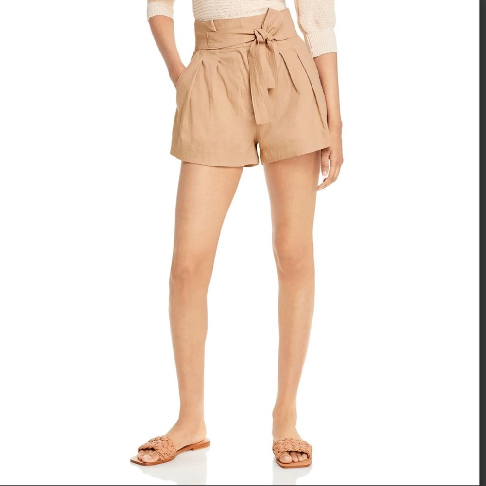 A.L.C.
JOELLE TIE FRONT HIGH-WAIST CASUAL SHORTS